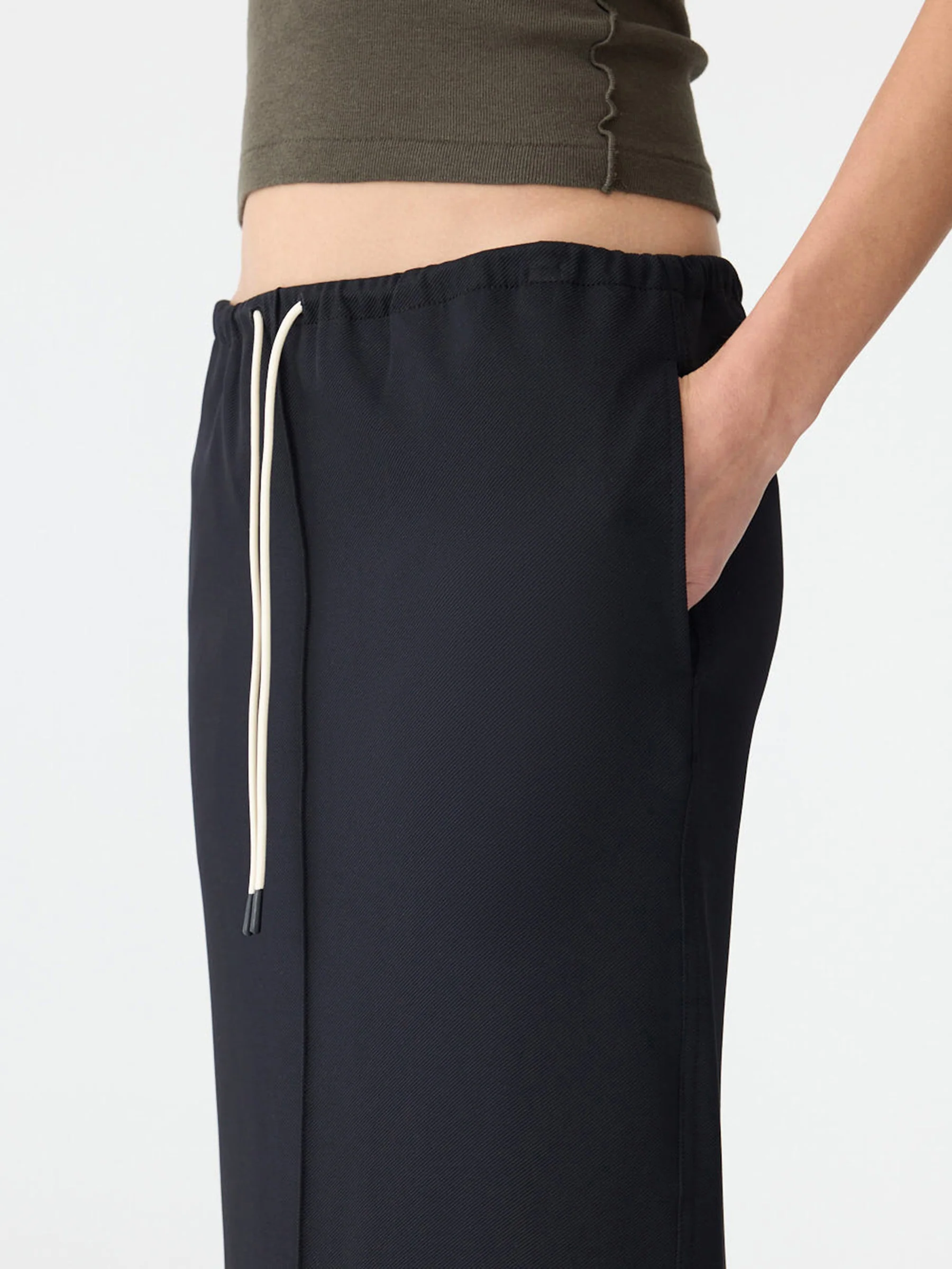 Stretch Twill Minimal Skirt - Image 3