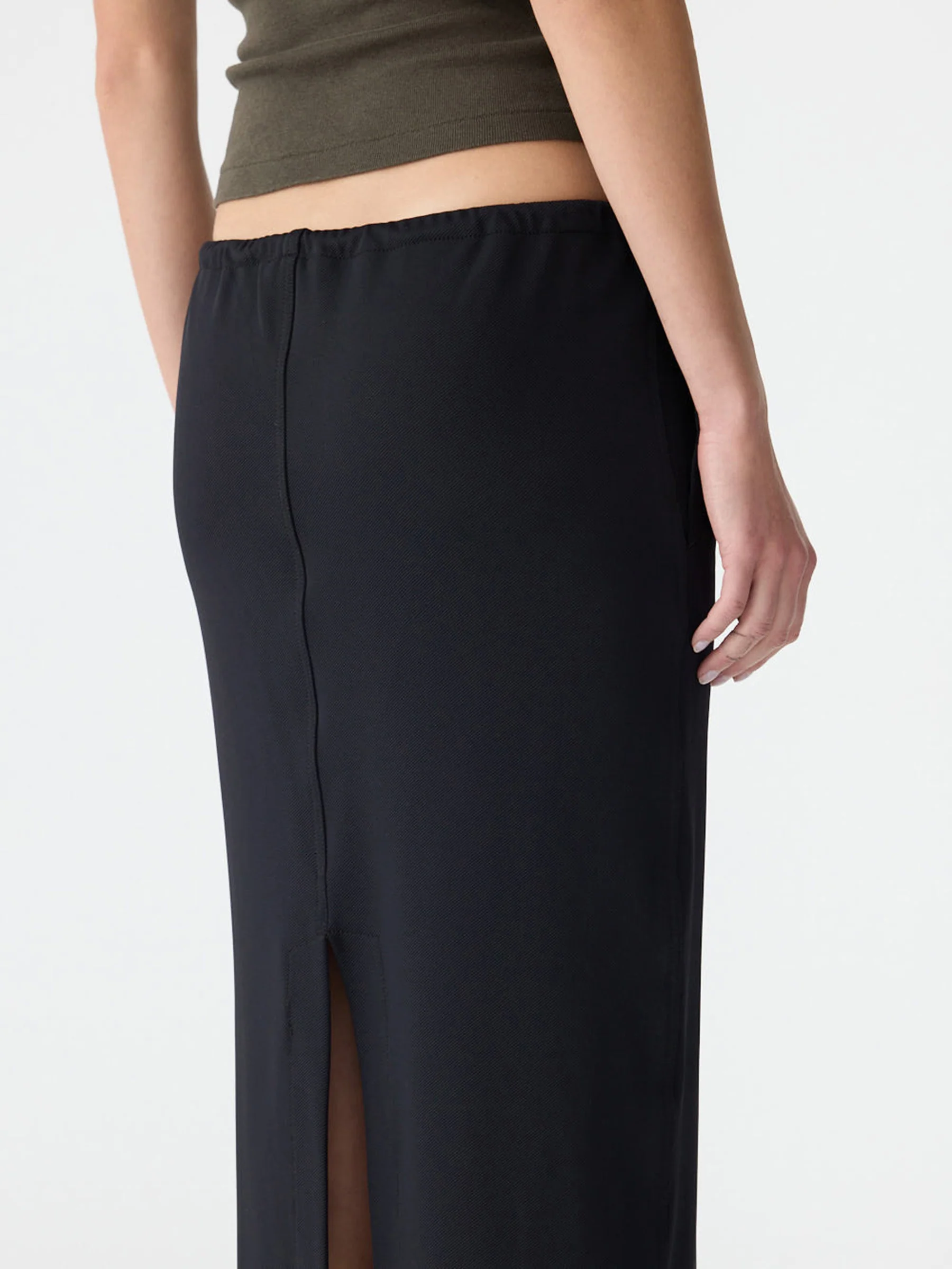Stretch Twill Minimal Skirt - Image 4
