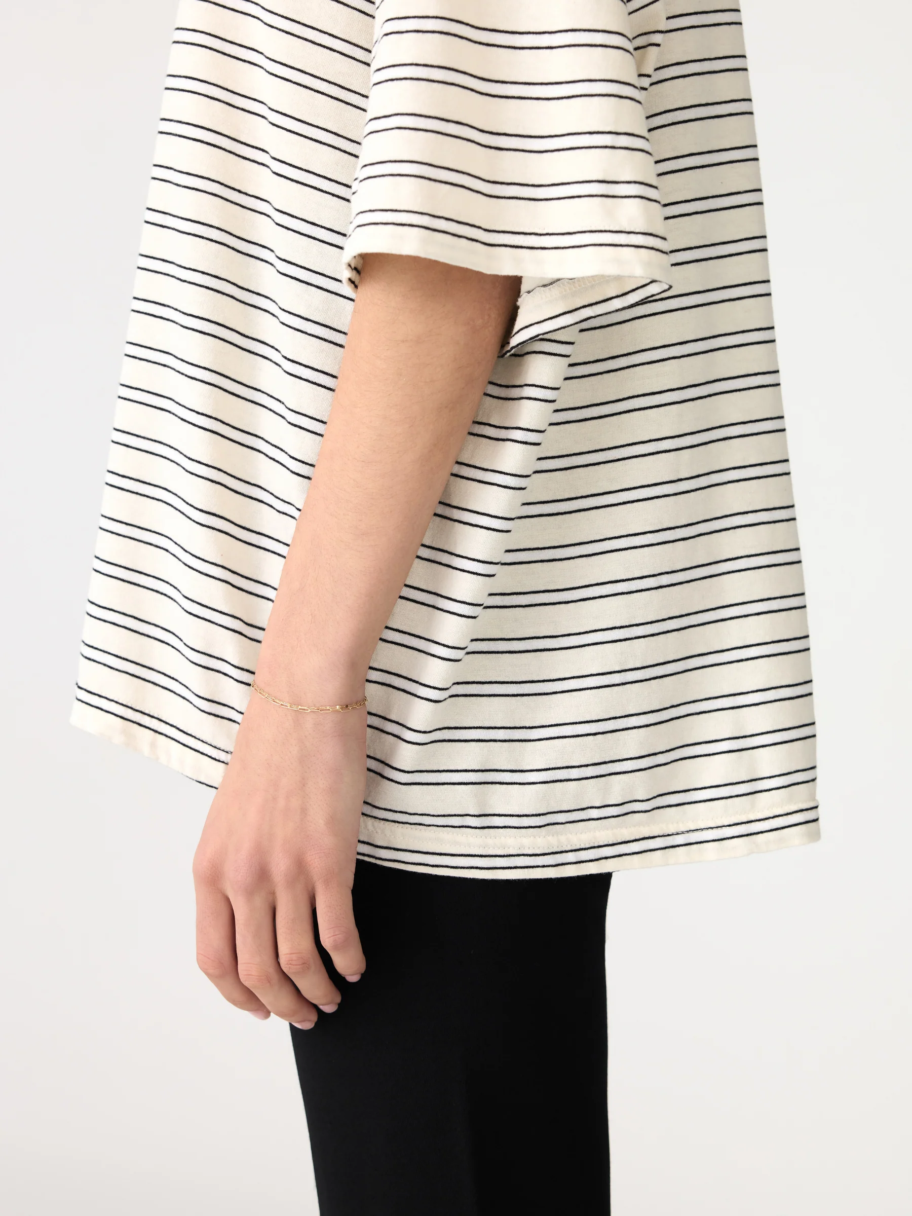 Stripe Boxy Short Sleeve T-Shirt - Image 4