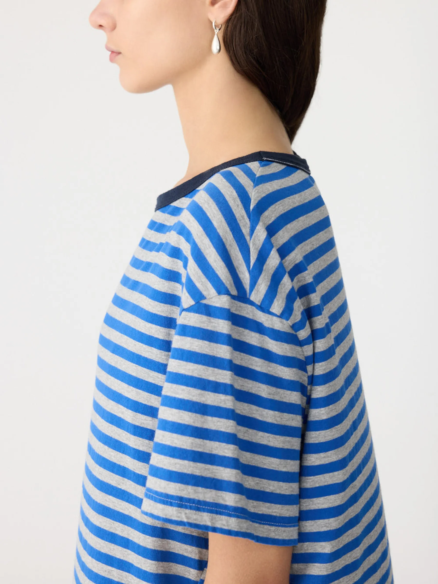 Stripe Boyfriend T-Shirt - Image 3
