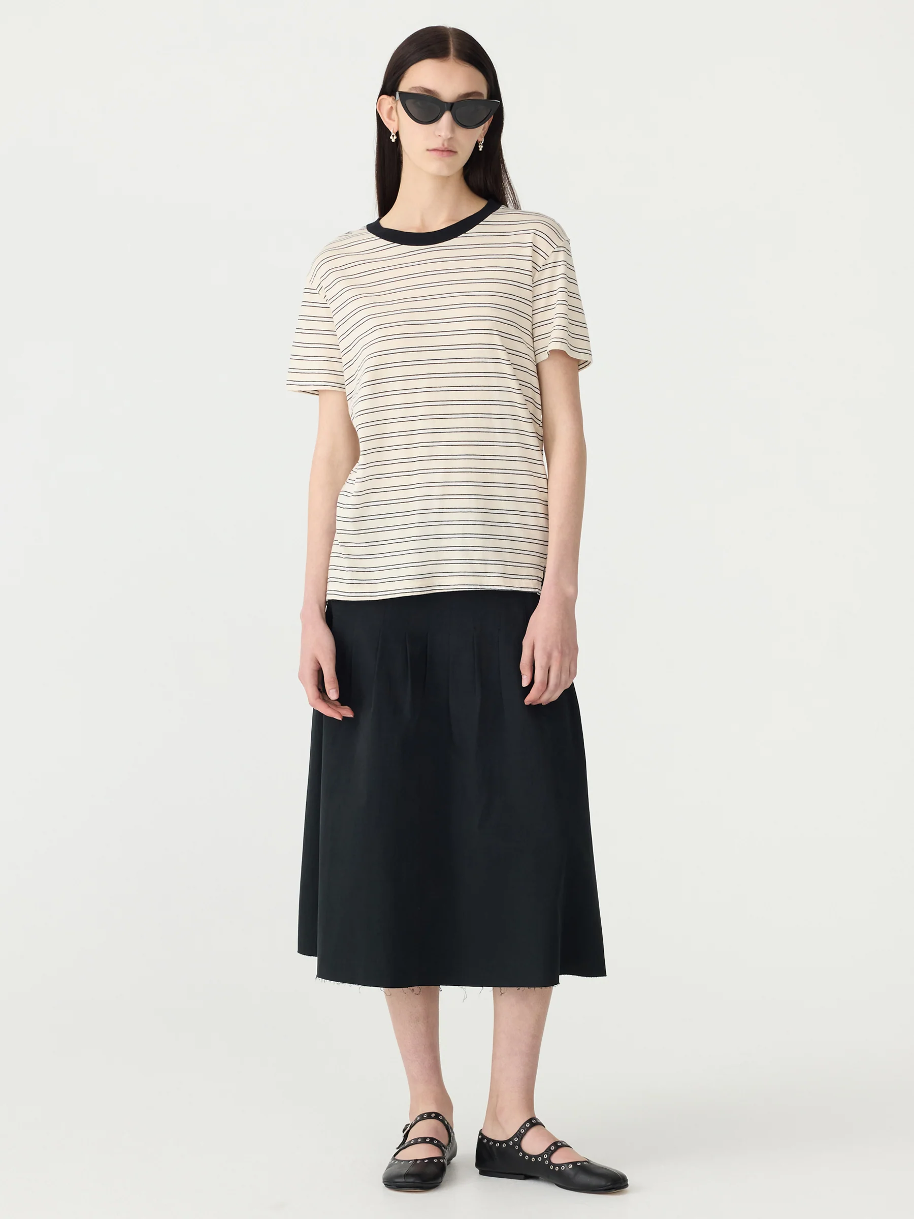 Stripe Regular Short Sleeve T-Shirt - Image 7