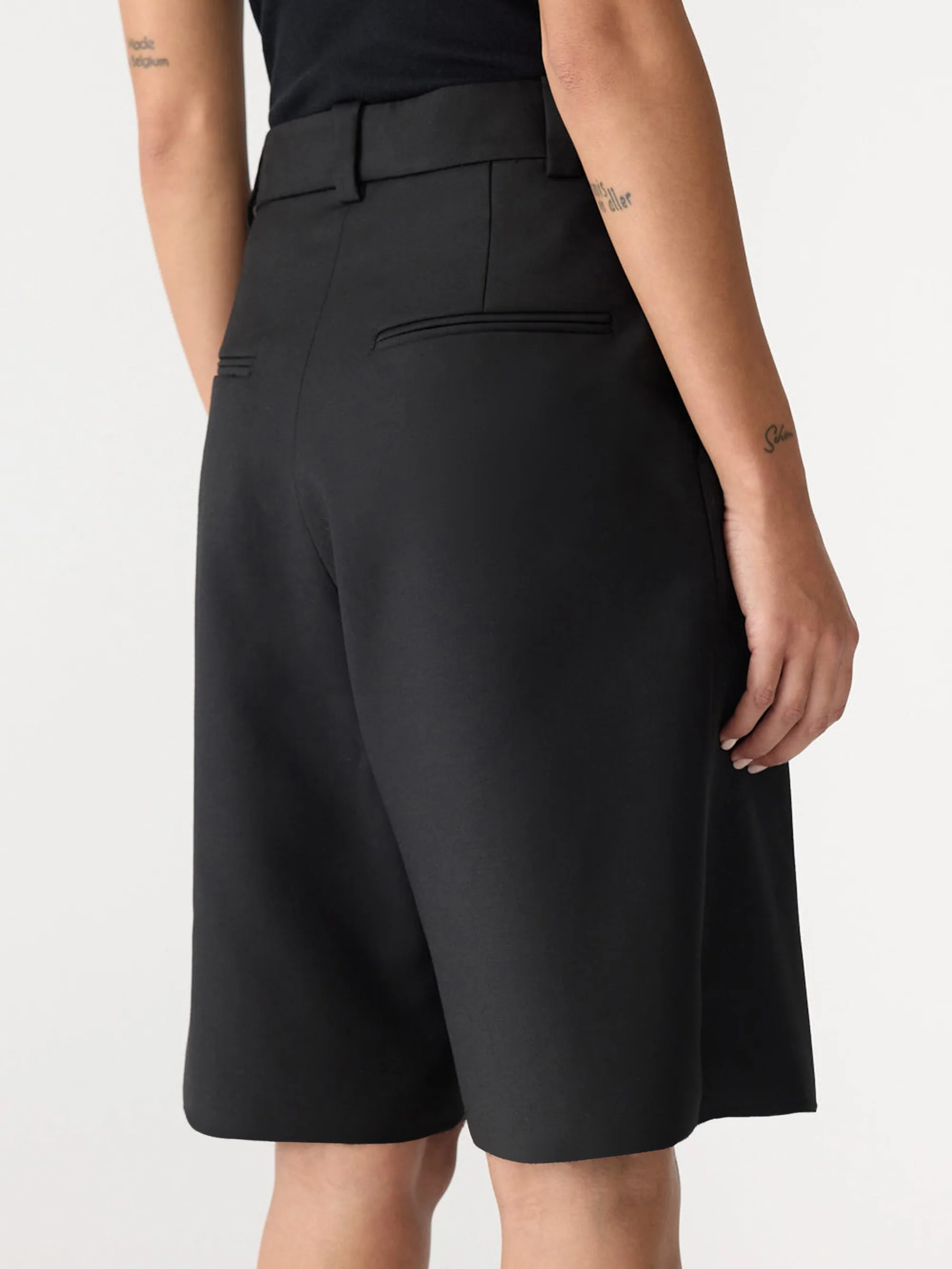 Tailored Longerline Wool Short - Image 4