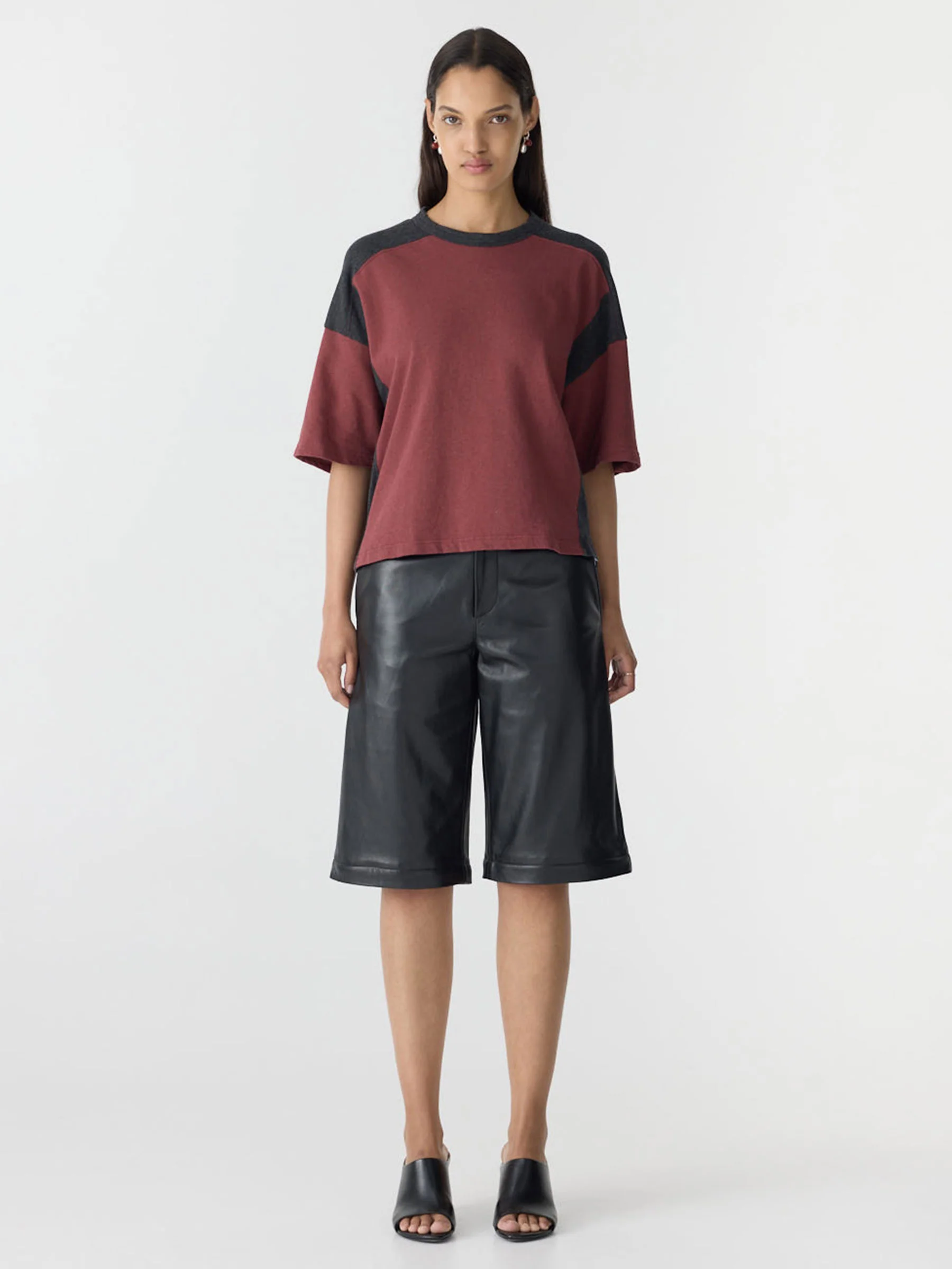 Terry Contrast Boxy T-Shirt