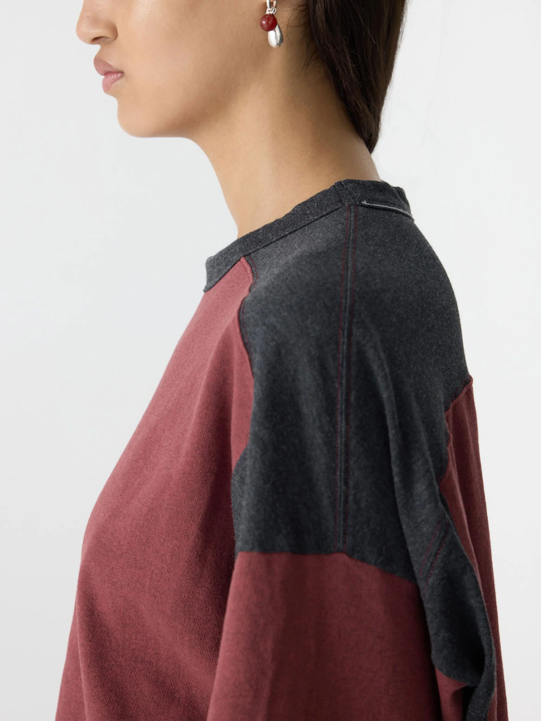 Terry Contrast Boxy T-Shirt - Image 4