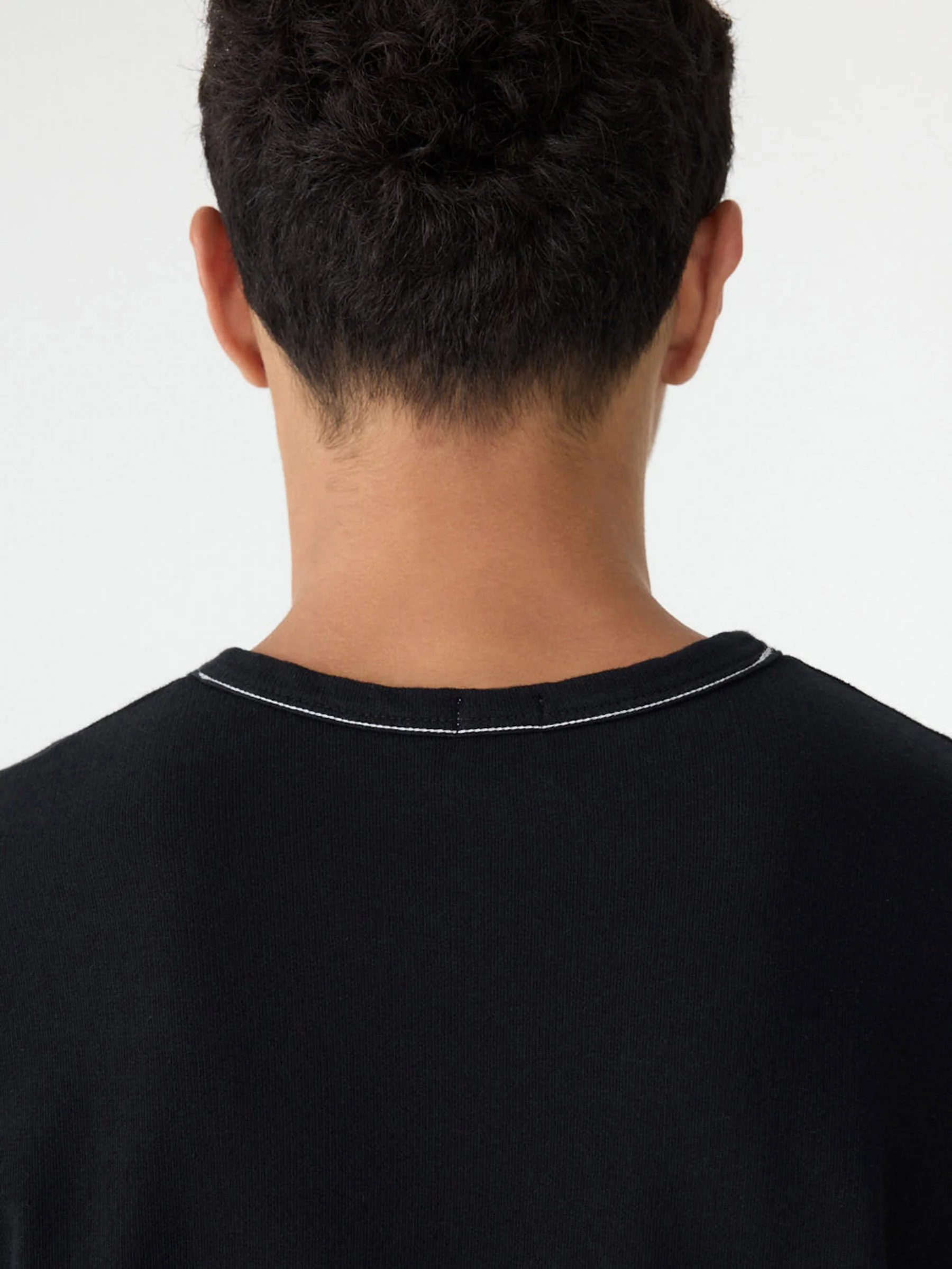 Terry Slouch Placket Sweat - Image 3
