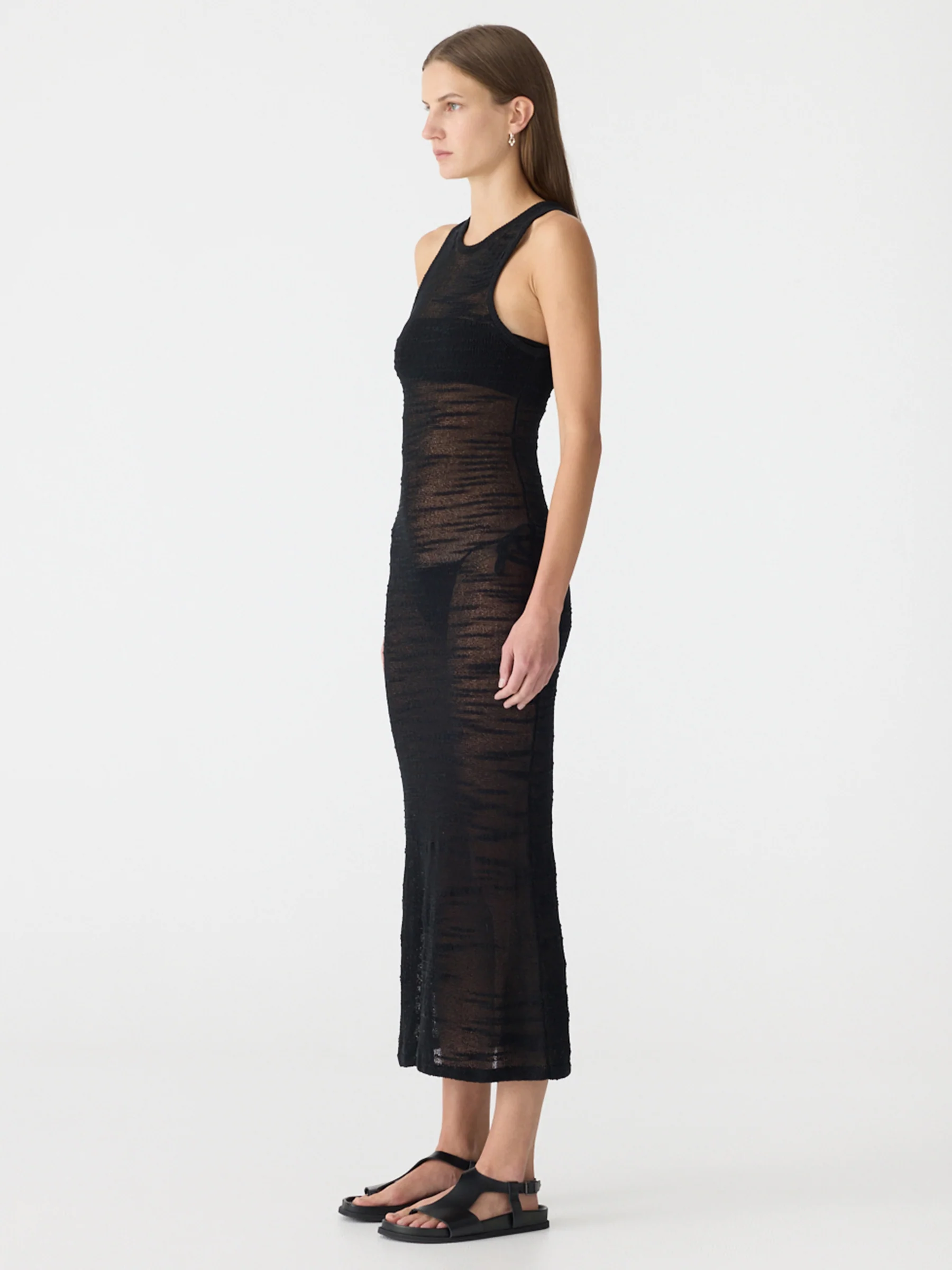 Textured Knitted Dress - Image 2