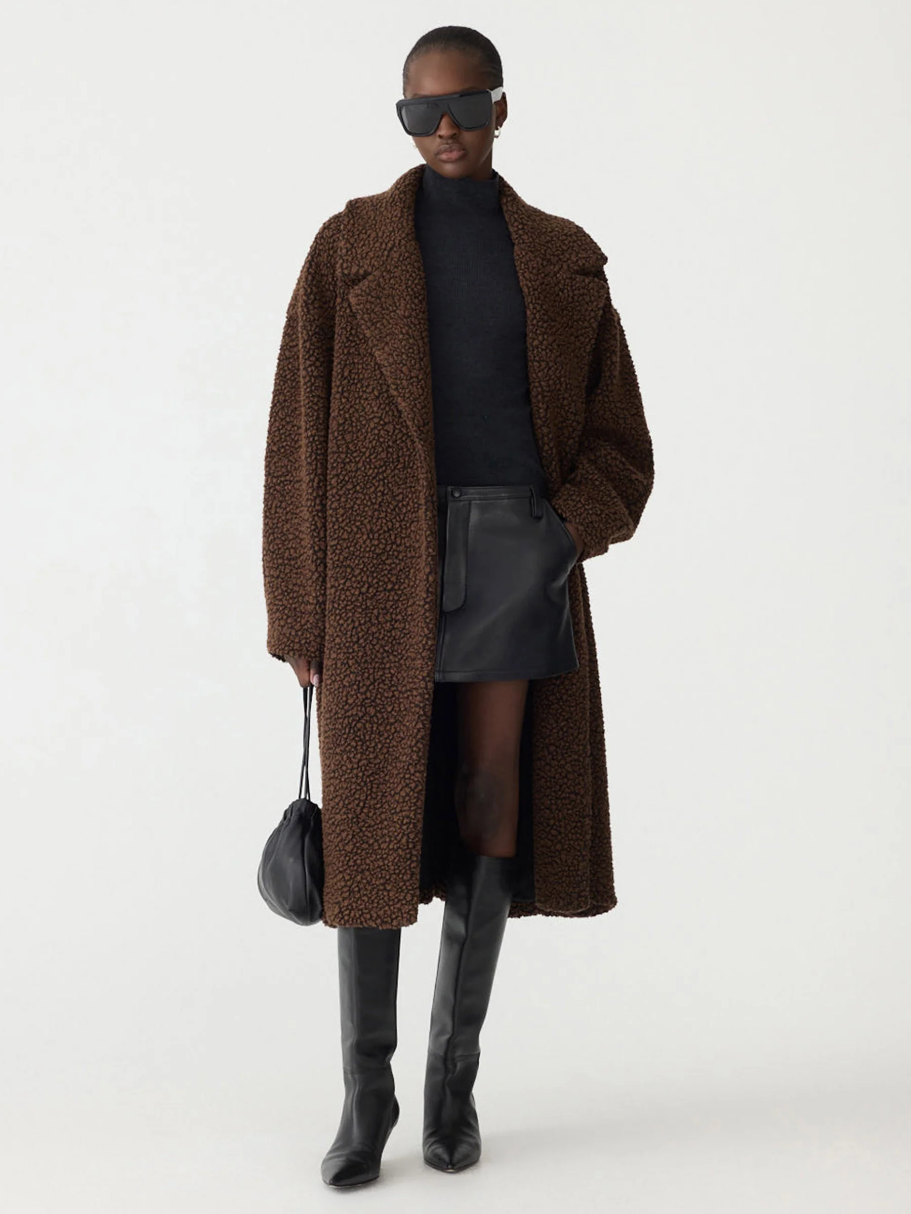 Textured Winter Coat