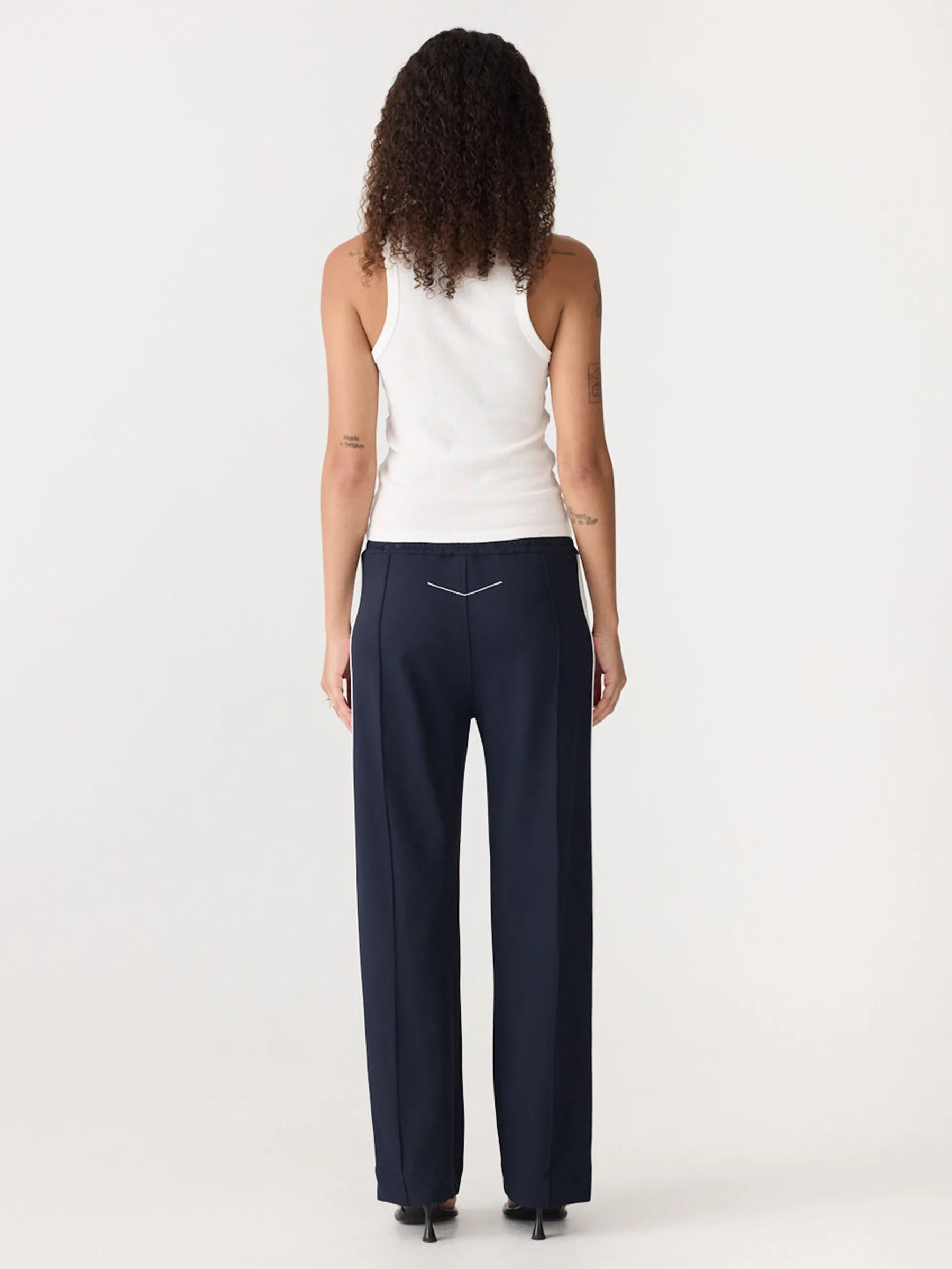 Twill Stripe Detail Pant - Image 7