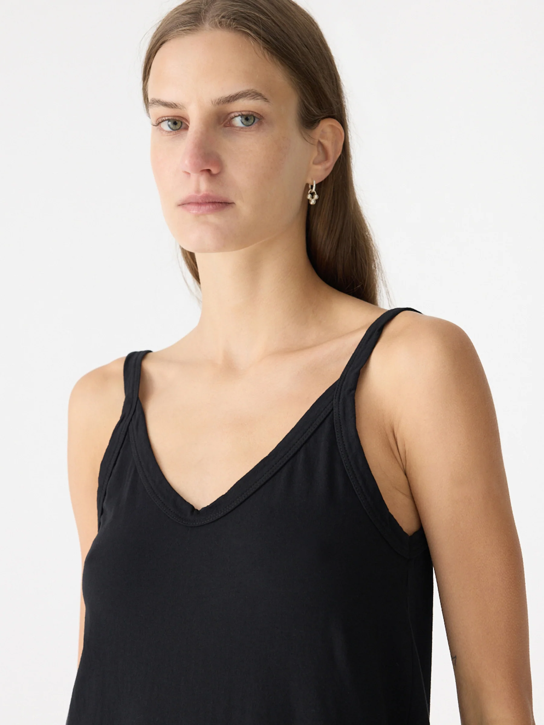 V Neck Jersey Slip Dress - Image 3