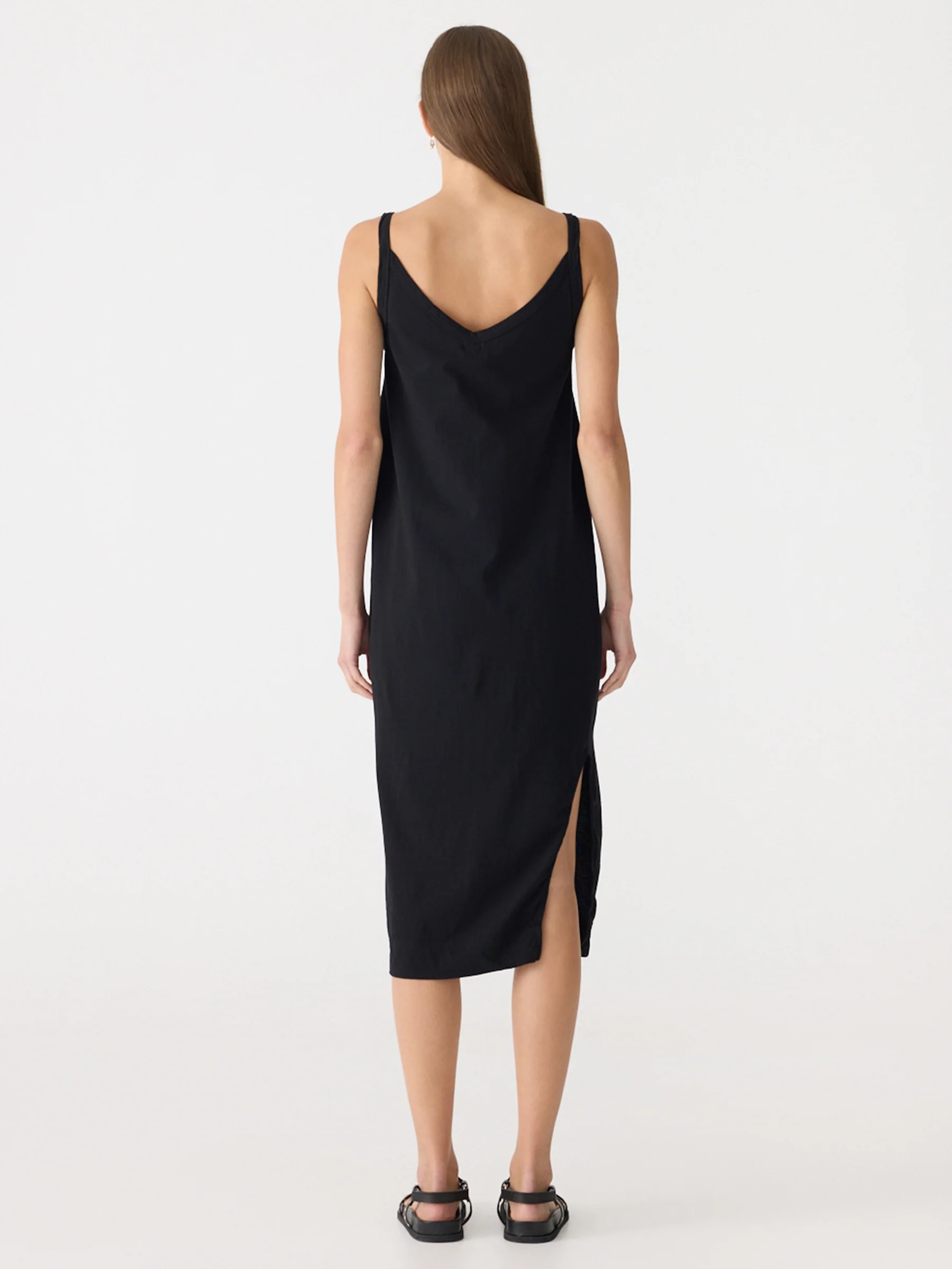 V Neck Jersey Slip Dress - Image 6