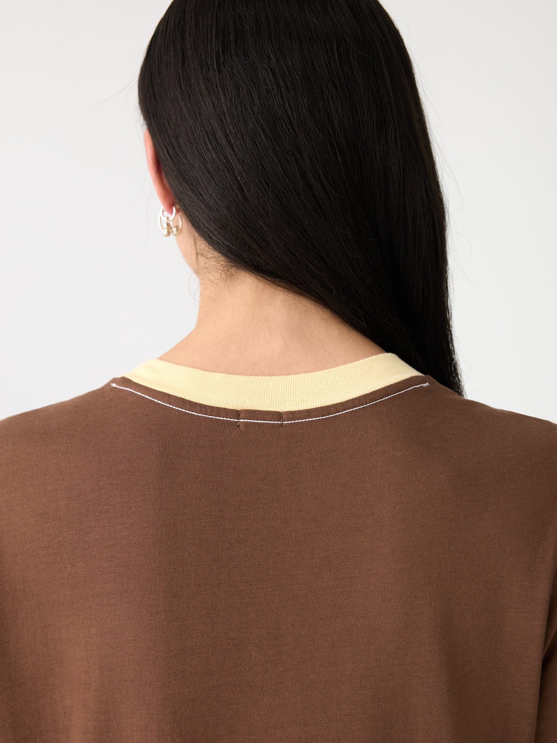 V Neck Longerline Short Sleeve Dress - Image 5