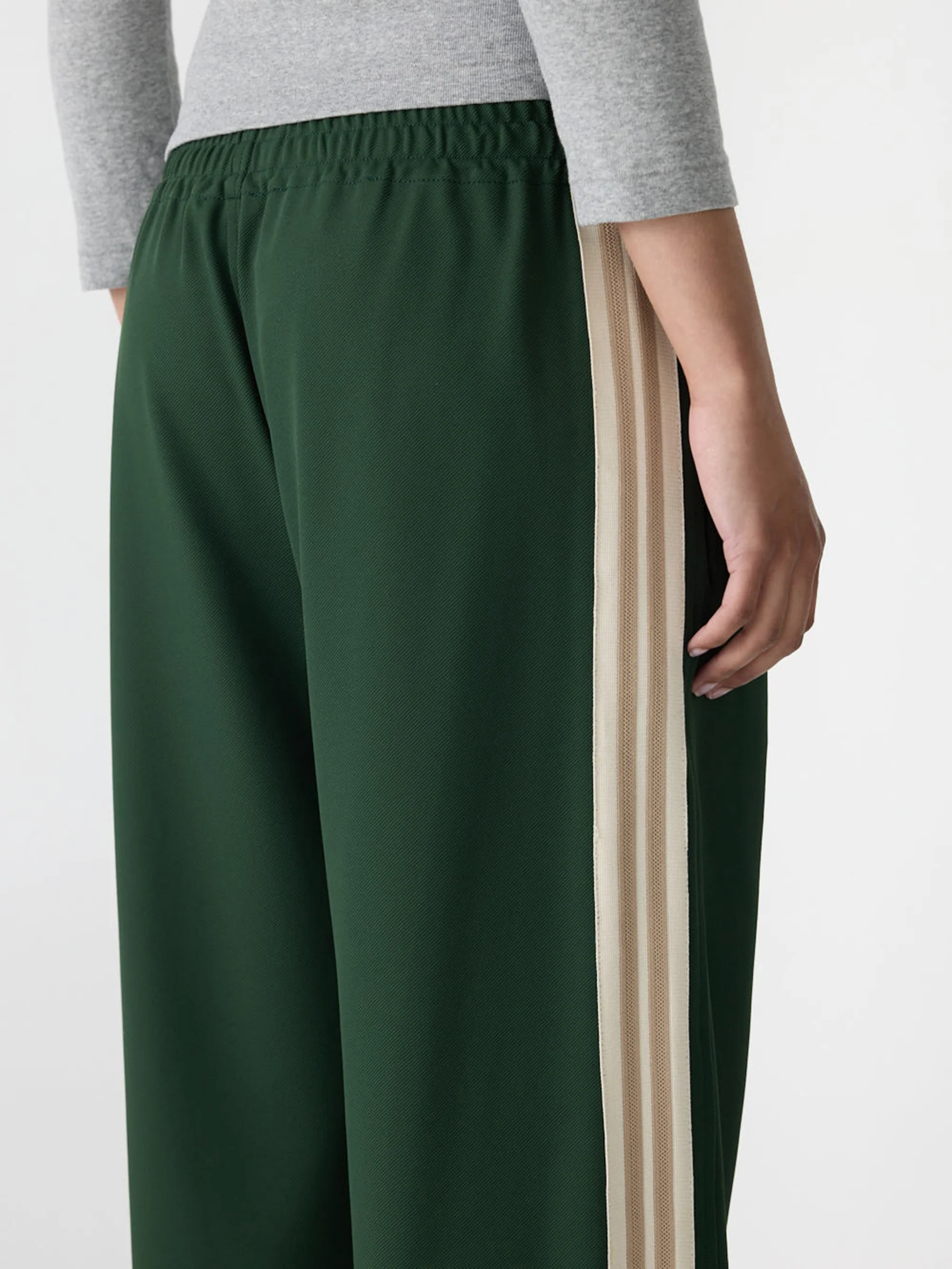 Wide Leg Athletic Tape Pant - Image 4