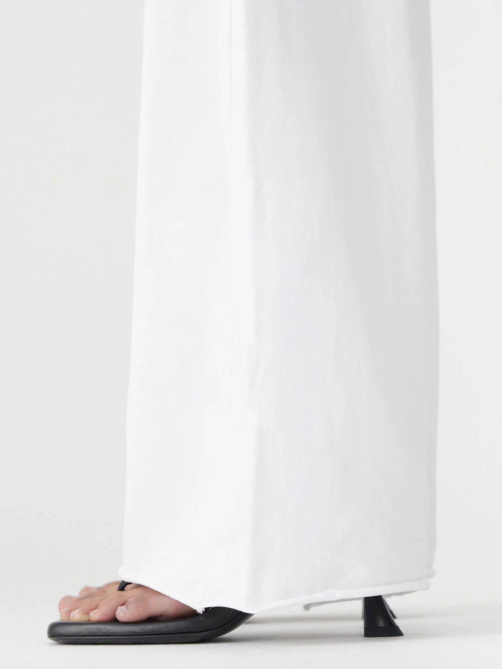 Wide Leg Double Jersey Pant - Image 4