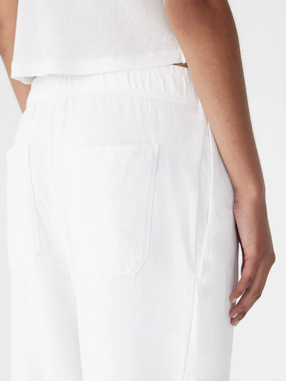 Wide Leg Double Jersey Pant - Image 5