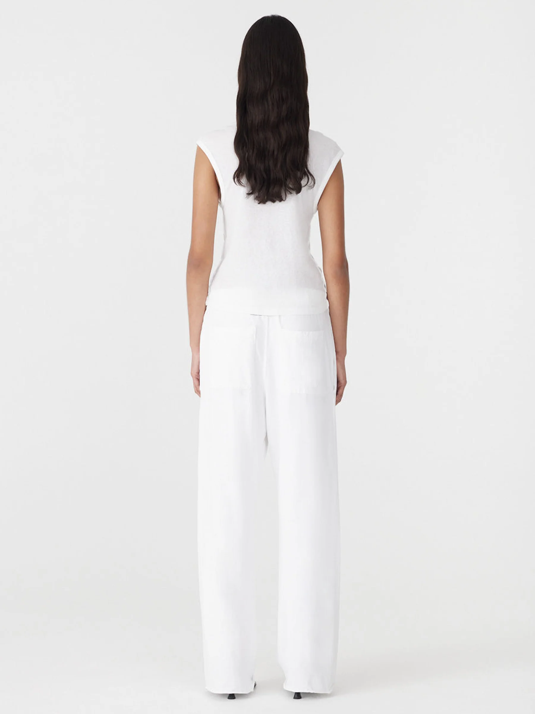 Wide Leg Double Jersey Pant - Image 6