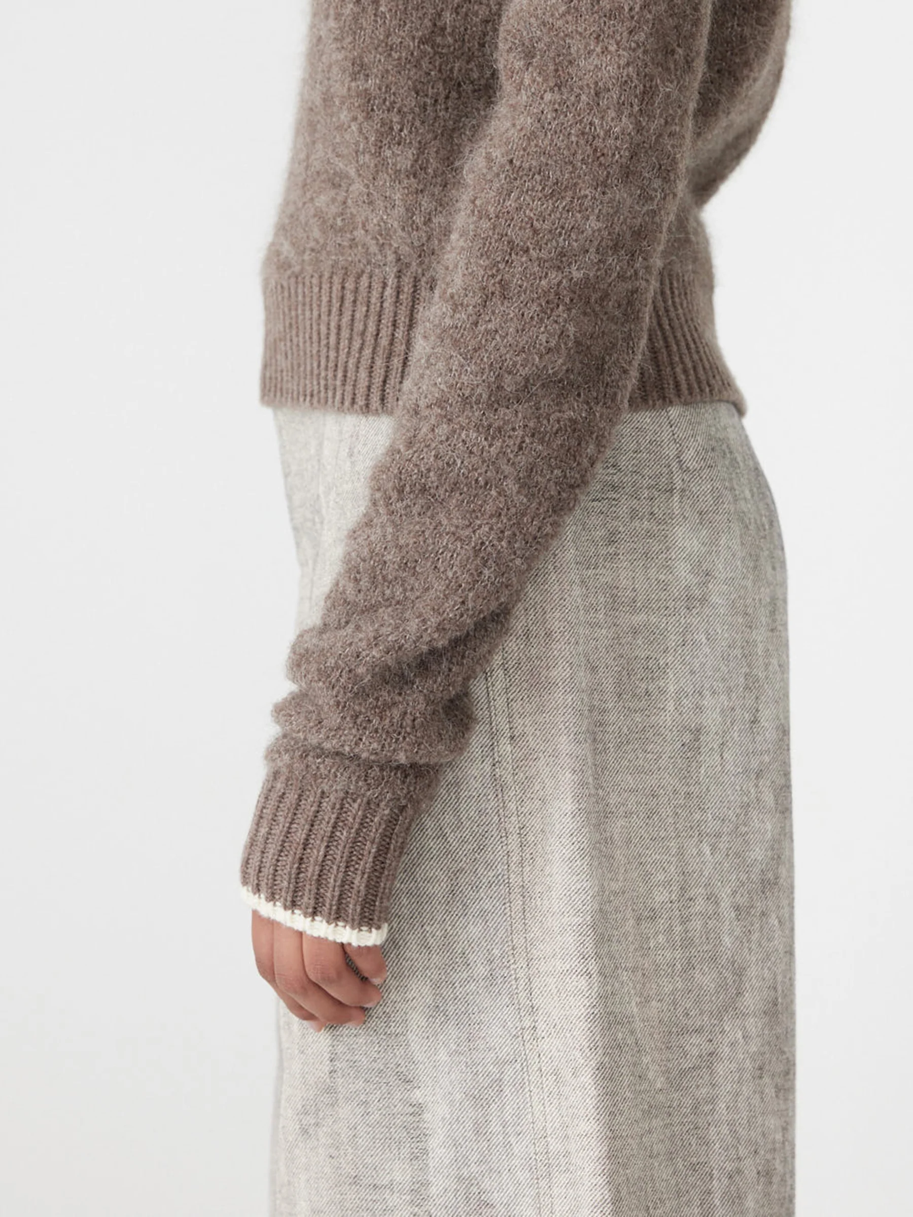 Wool Alpaca Athletic Rib Knit - Image 4