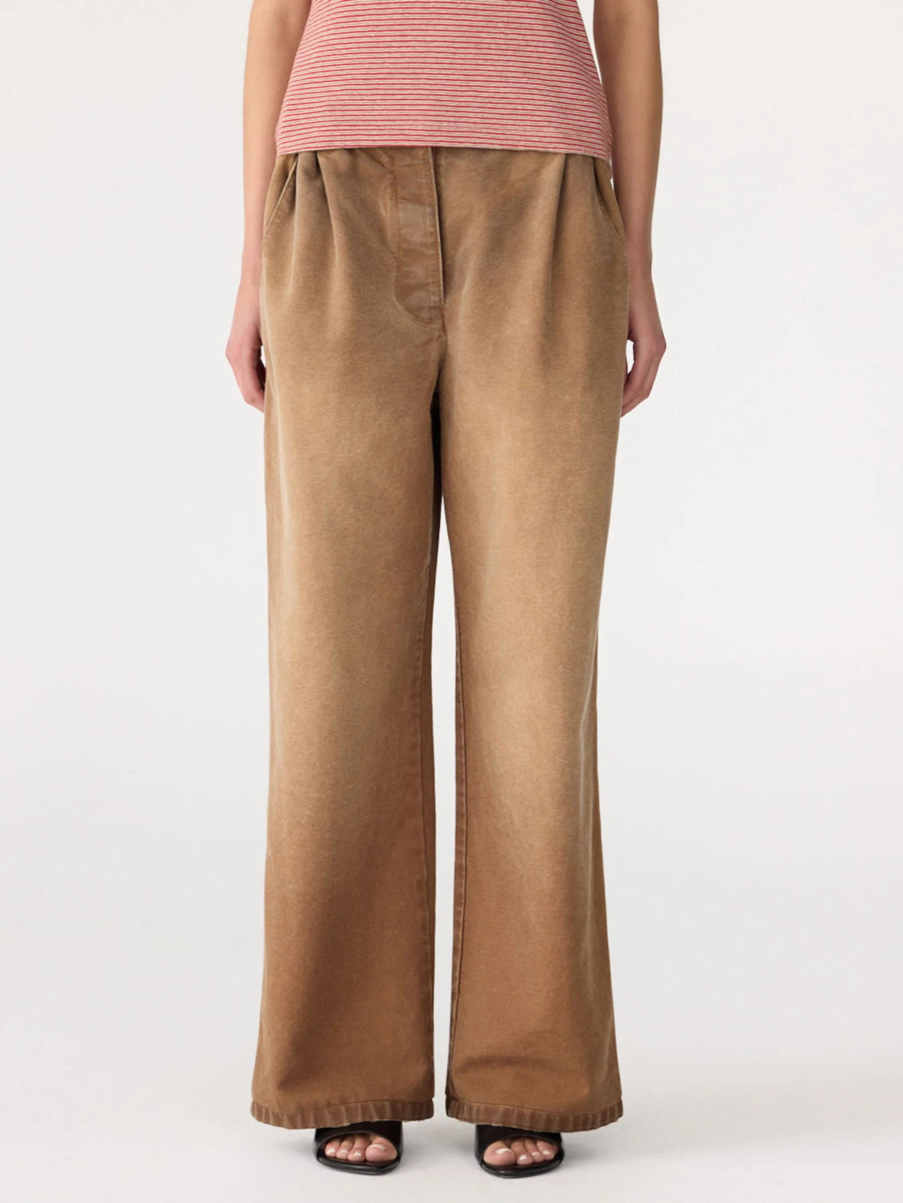 Worn Canvas Pleat Pant - Image 2