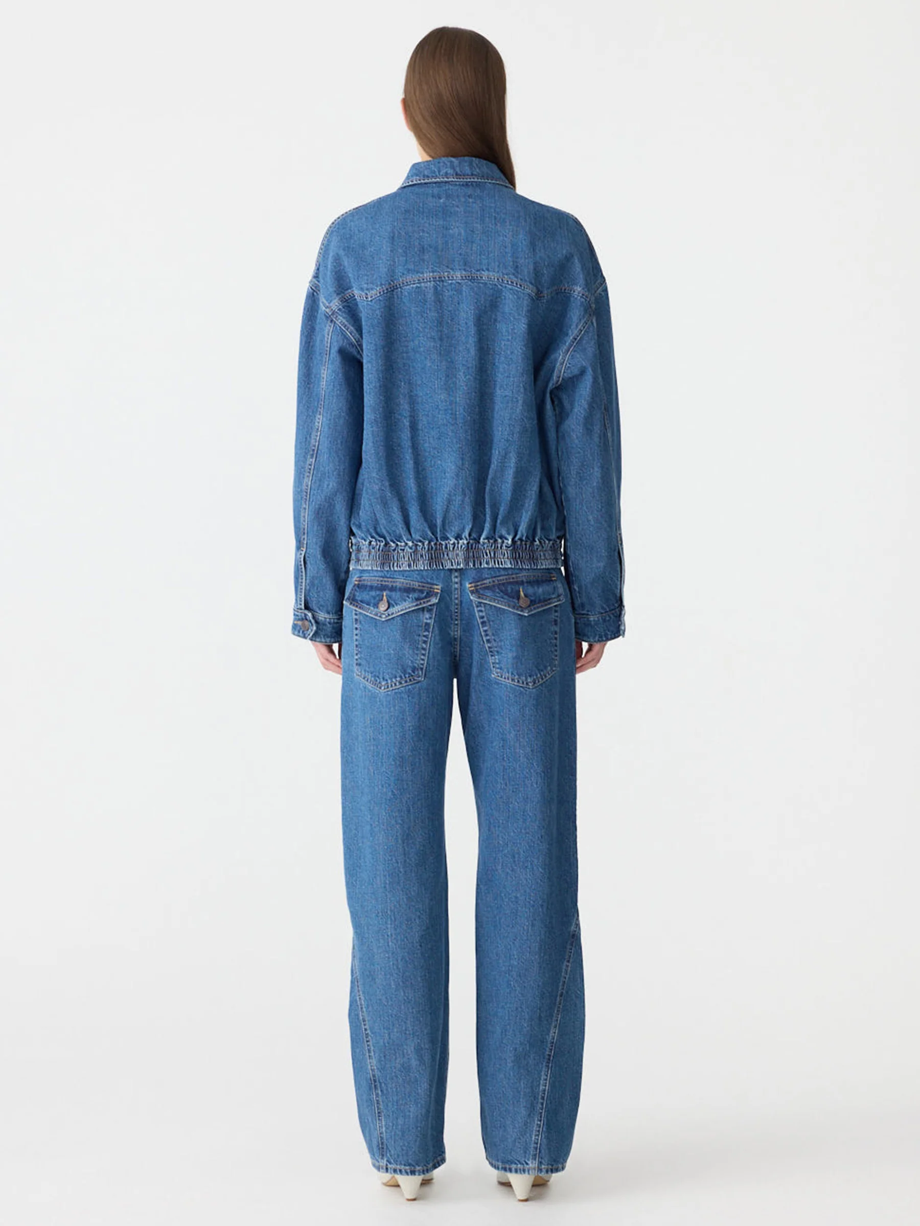 Yoke Detail Denim Jacket - Image 5